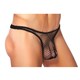 Stretch Net Bong Thong Black/Men-L/Xl