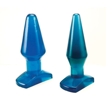 Anal Invader Aqua Marine Large Butt Plug