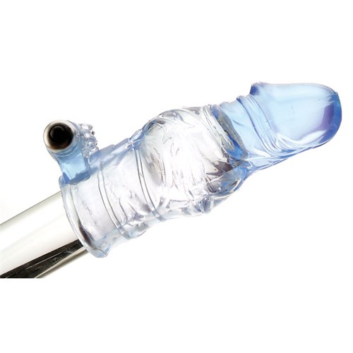 vibrating blue sleeve on rod