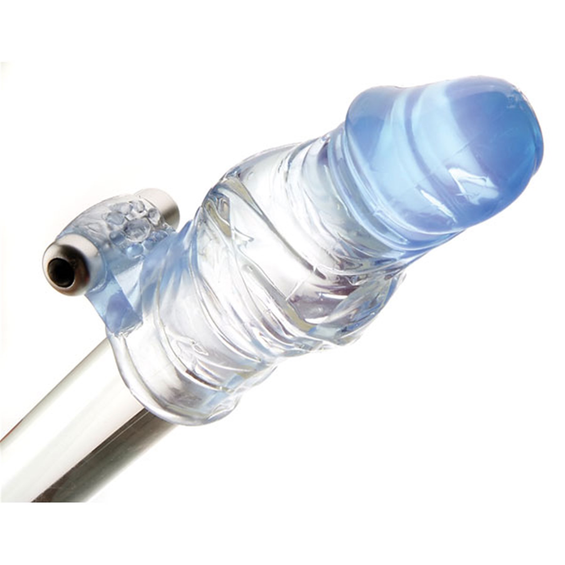vibrating blue sleeve on rod
