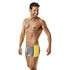 male model in swim trunks