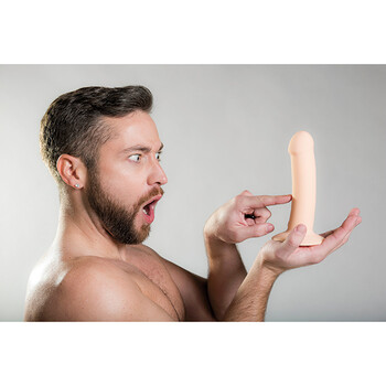 male model with Luxe Touch Dildo