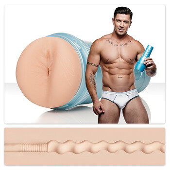 Male model with sex toy
