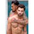 Two males topless