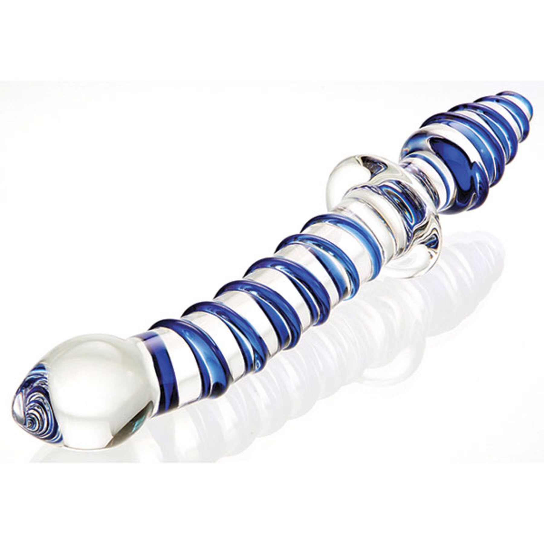 Twisted Love Glass Dildo