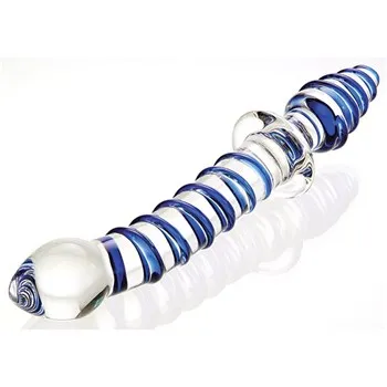 Twisted Love Glass Dildo