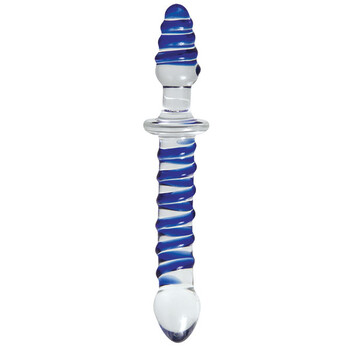 Twisted Love Glass Dildo