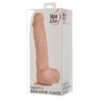 Adam's Silicone Cock White