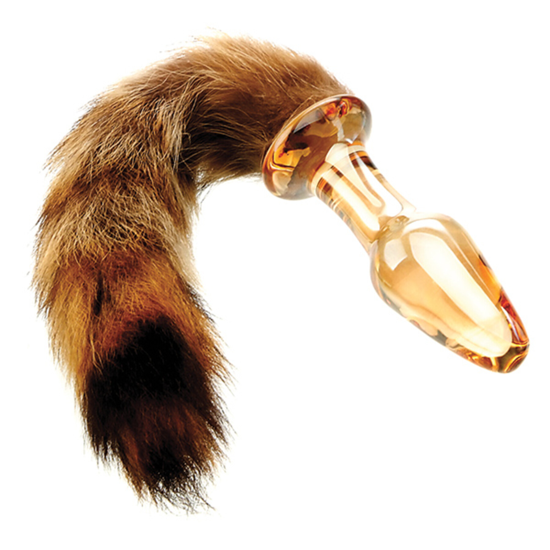 Foxxxy Fox Tail Glass Anal Plug