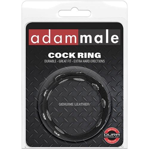 Adammale 5 Snap Leather Ring package