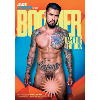 Tattooed brunette male nude Boomer