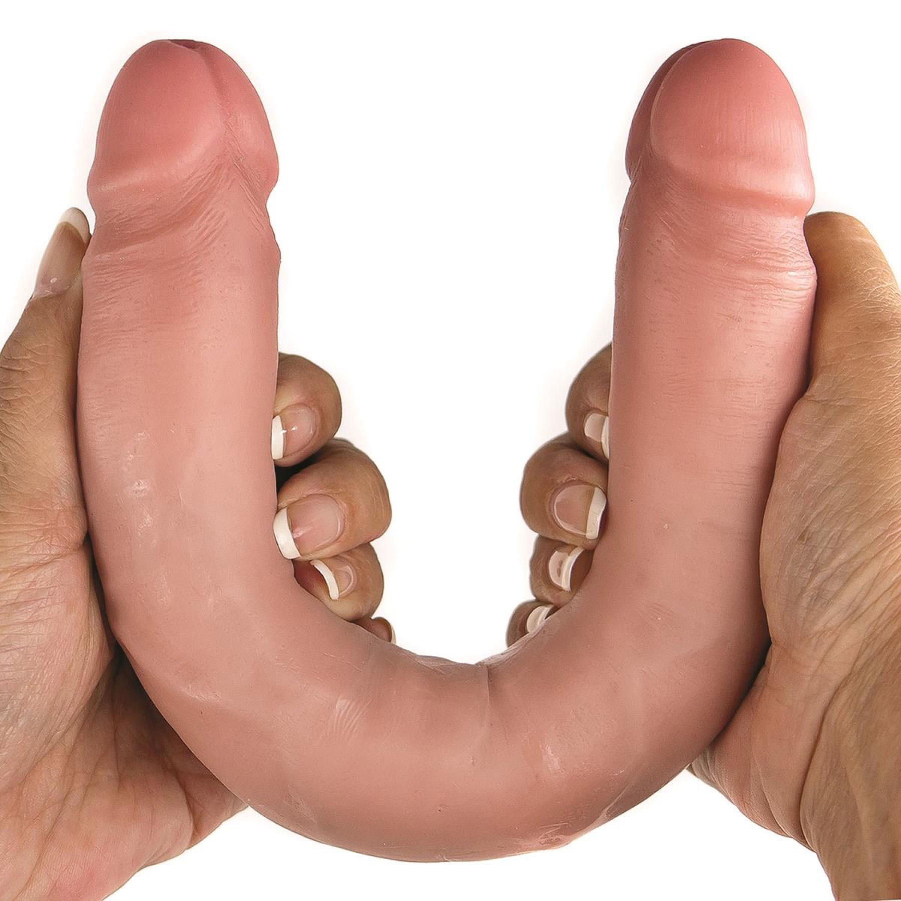 King Cock 12" Slim Dbl Dildo