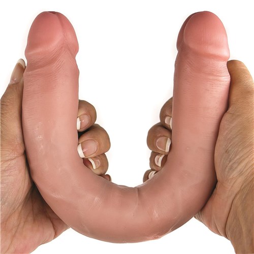 King Cock 12" Slim Dbl Dildo