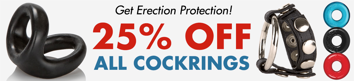 25% off all cockrings!