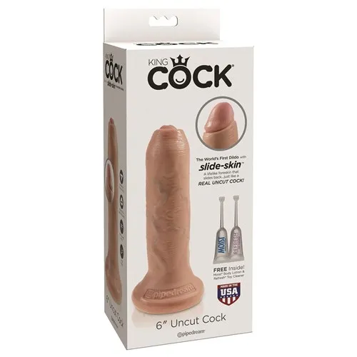 Kingcock 6 Inch Uncut Dildo