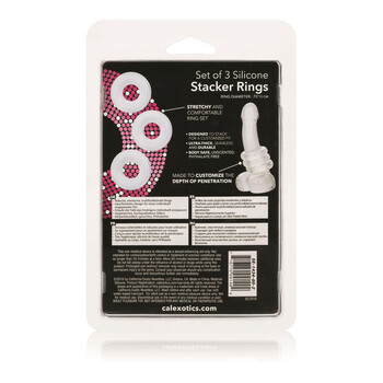 3 Pack Silicone Stacker Rings