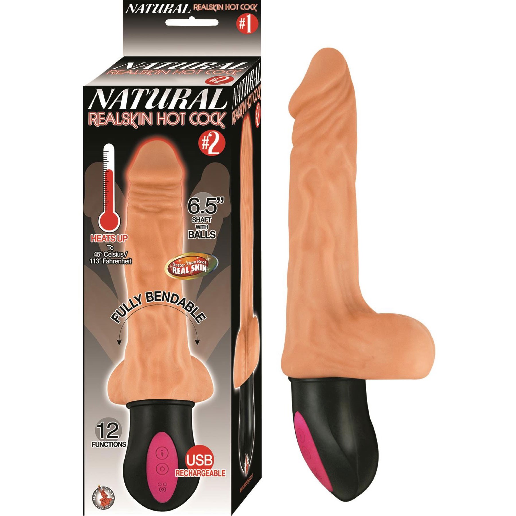 Realskin Warming Penis Vibrator