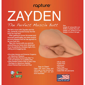  Zayden The Perfect Muscle Butt instructions