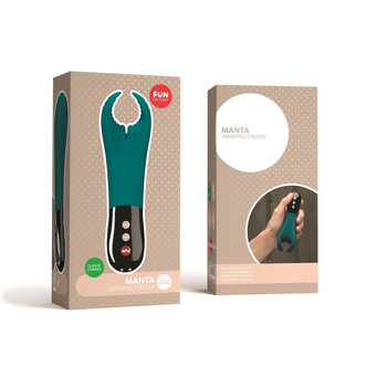 Manta Vibrating Stroker packaging