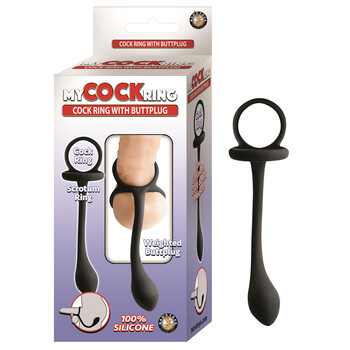 Mycockring Cock Ring With Butt Plug