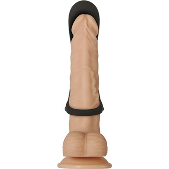 ock Armor Rechargeable Cock Ring displayed on dildo