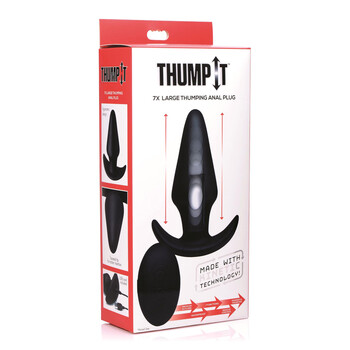 7X Thump-It Silicone Butt Plug