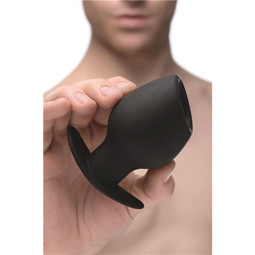 Silicone Ass Goblet held by male