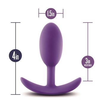 Luxe Wearable Vibra Slimplug Purple Specifications