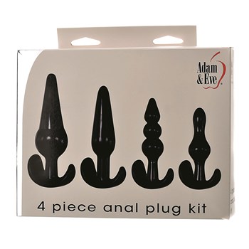 Four Piece Anal Plug Kit packaging