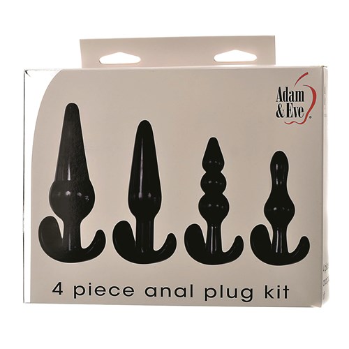 Four Piece Anal Plug Kit packaging
