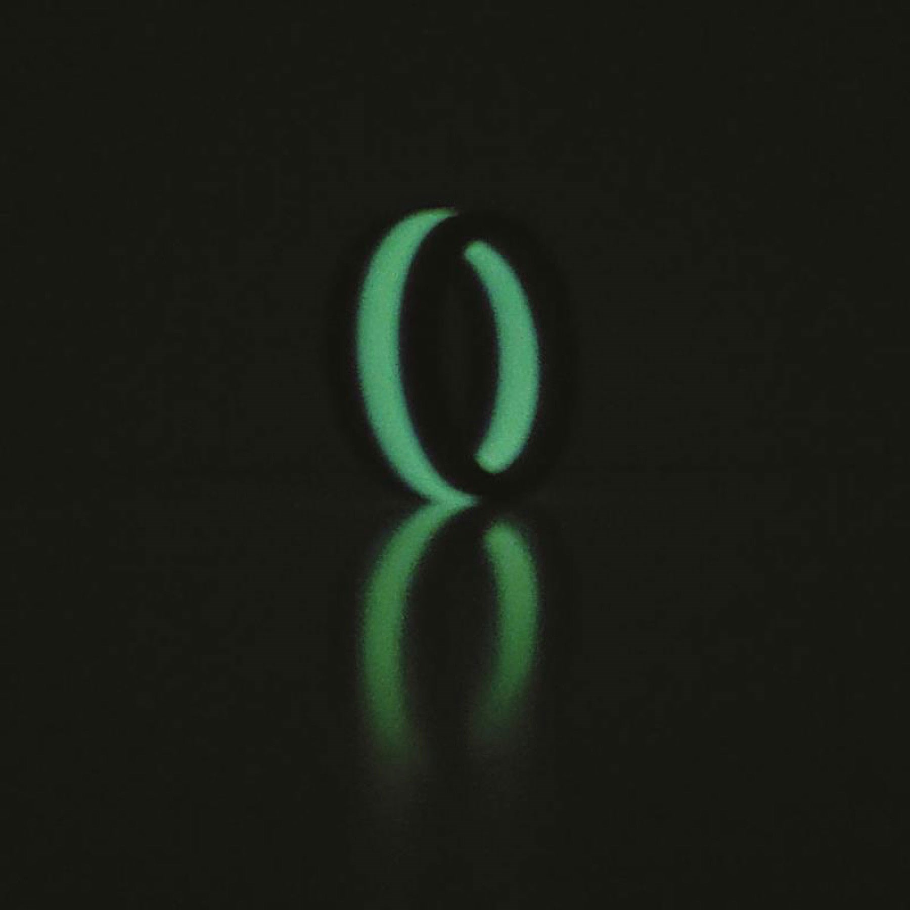 Stripes Glow In Dark Cock Ring Green