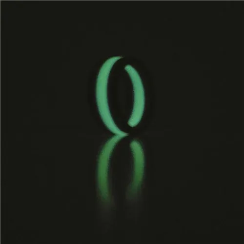 Stripes Glow In Dark Cock Ring Green