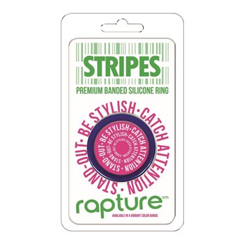 Stripes Glow In Dark Cock Ring Package