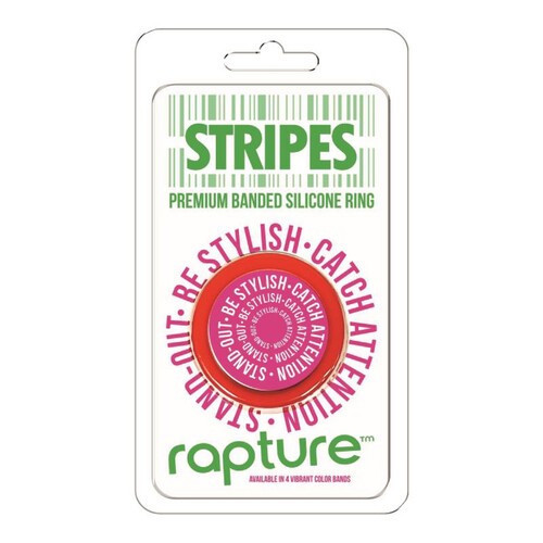 Stripes Glow In Dark Cock Ring Package