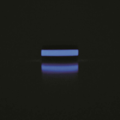 Stripes Glow In Dark Cock Ring Blue