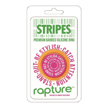 Stripes Glow In Dark Cock Ring Package