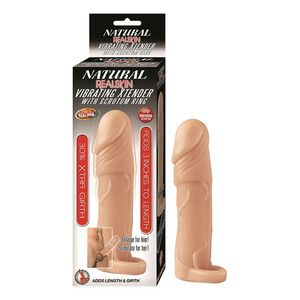 Natual Realskin Vibrating Extensio