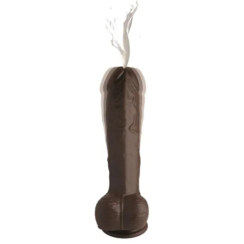 Loadz Vibrating Squirting Dildo brown