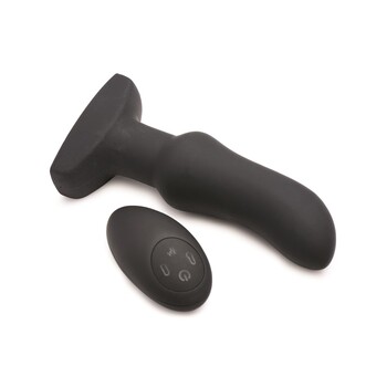 Swell 10X Inflatable Vibrating Curved Plug