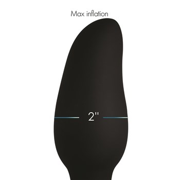 Swell 10X Inflatable Vibrating Curved Plug