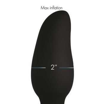 Swell 10X Inflatable Vibrating Curved Plug