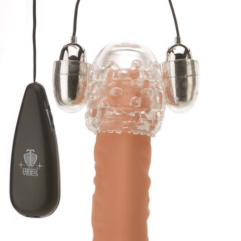 Vibrating head teaser clear 