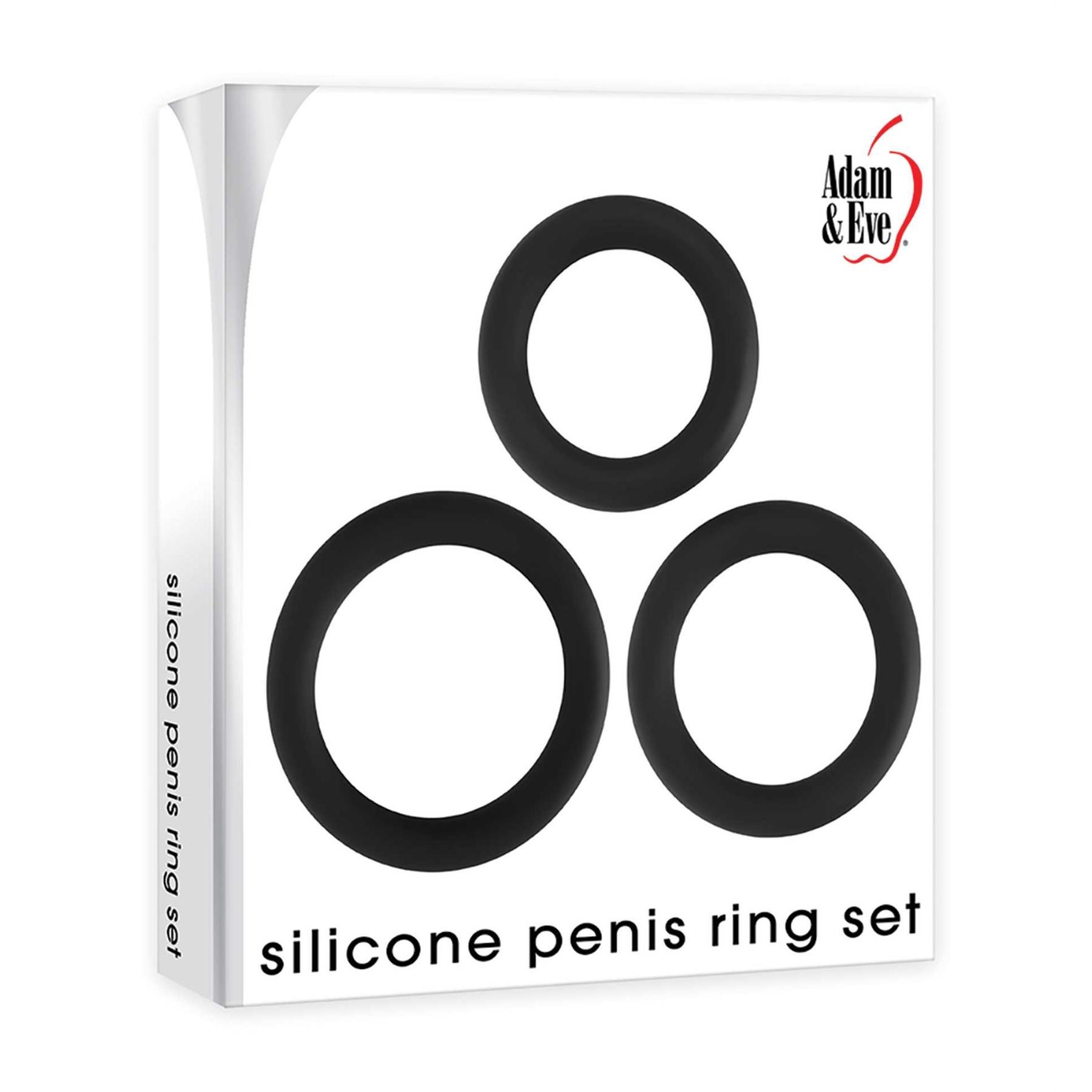 Silicone Penis Ring 3 ring set packaging