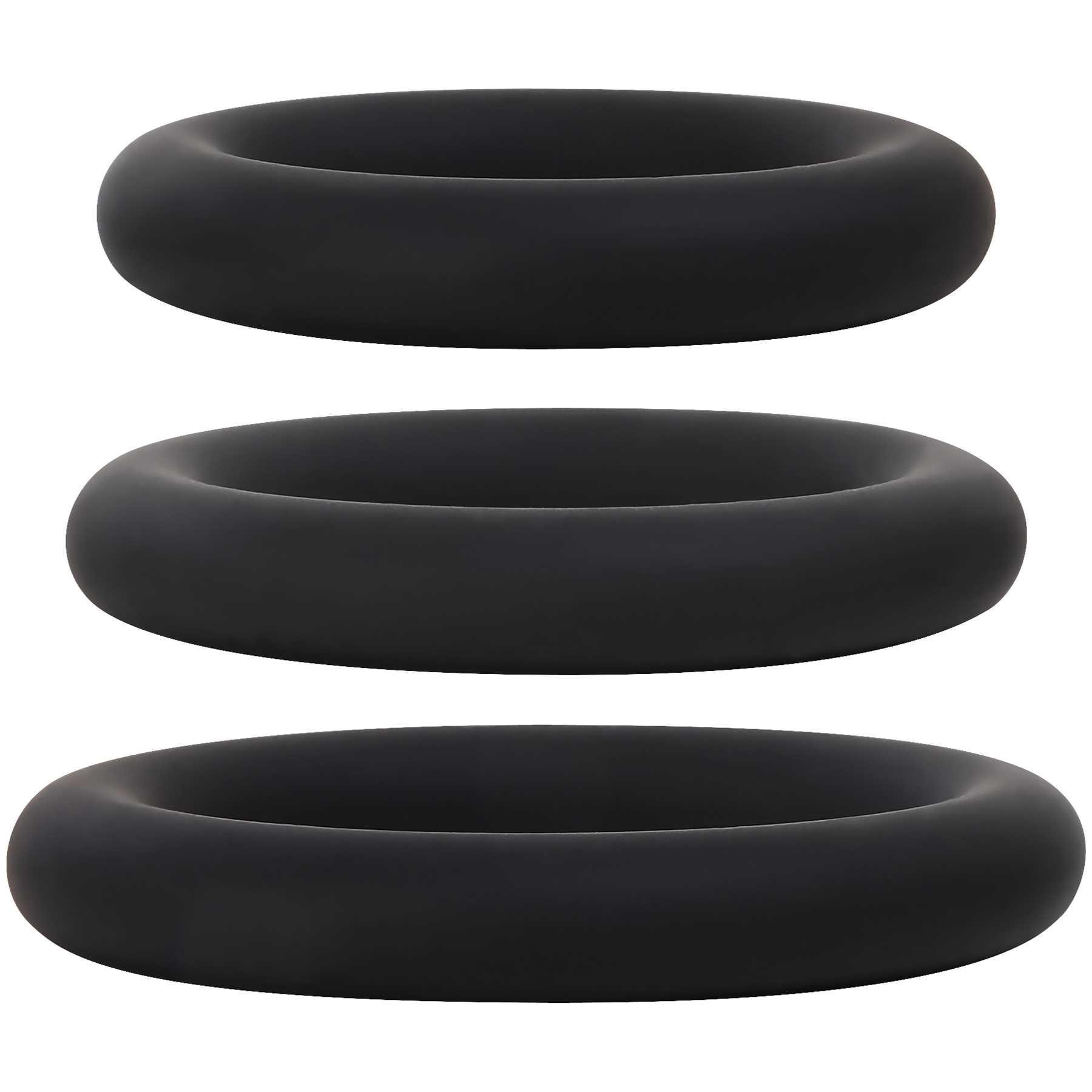 Silicone Penis Ring 3 ring set