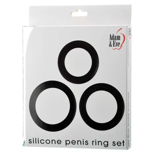 Silicone Penis Ring 3 ring set packaging