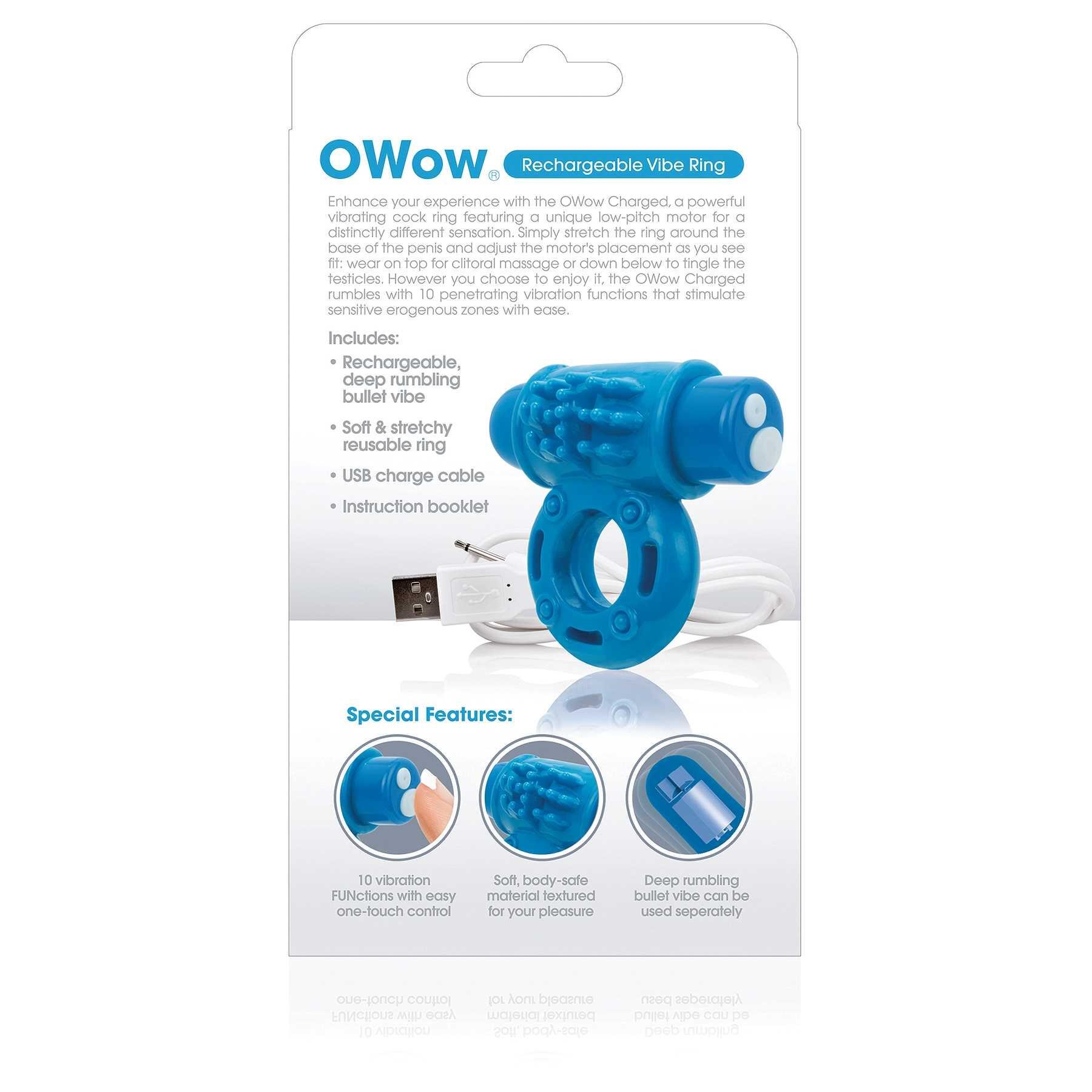 Charged O WOW Vibe Ring specifications