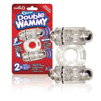 O WOW DOUBLE WHAMMY COCK RING