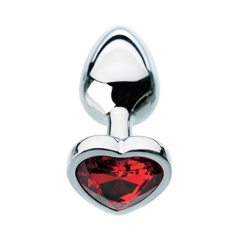 Red Hearts Gem Anal Plugs