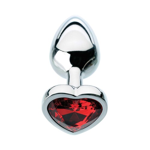 Red Hearts Gem Anal Plugs