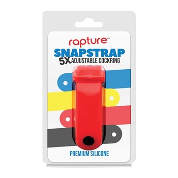 SNAPSTRAP 5X SILICONE COCKRING red packaging